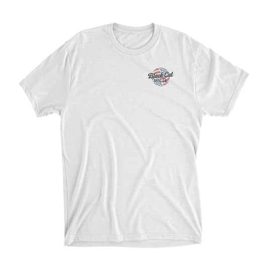 Flag T-Shirt - Black Cat MFG - T-Shirt