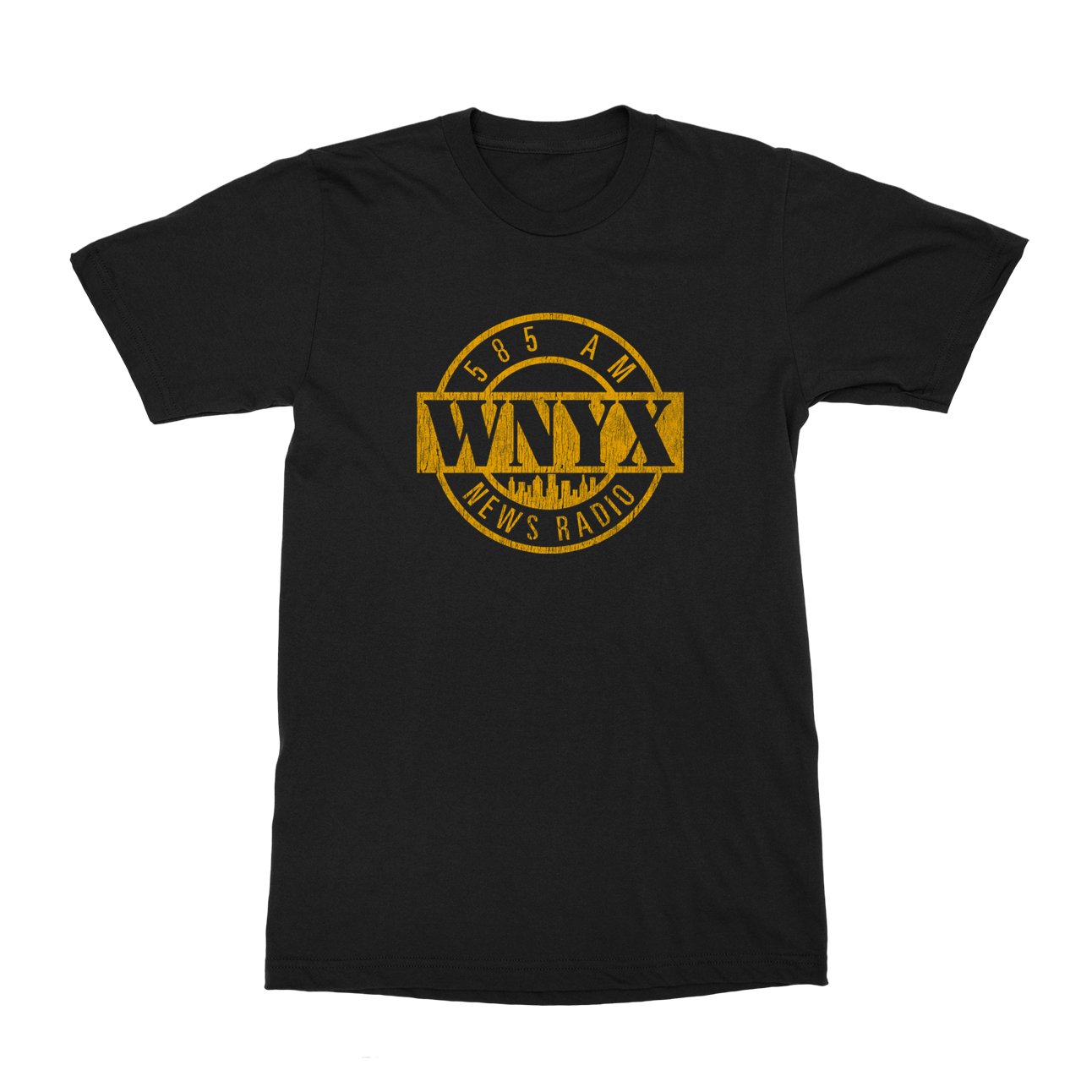 585 AM WNYX T-Shirt - Black Cat MFG - T-Shirt
