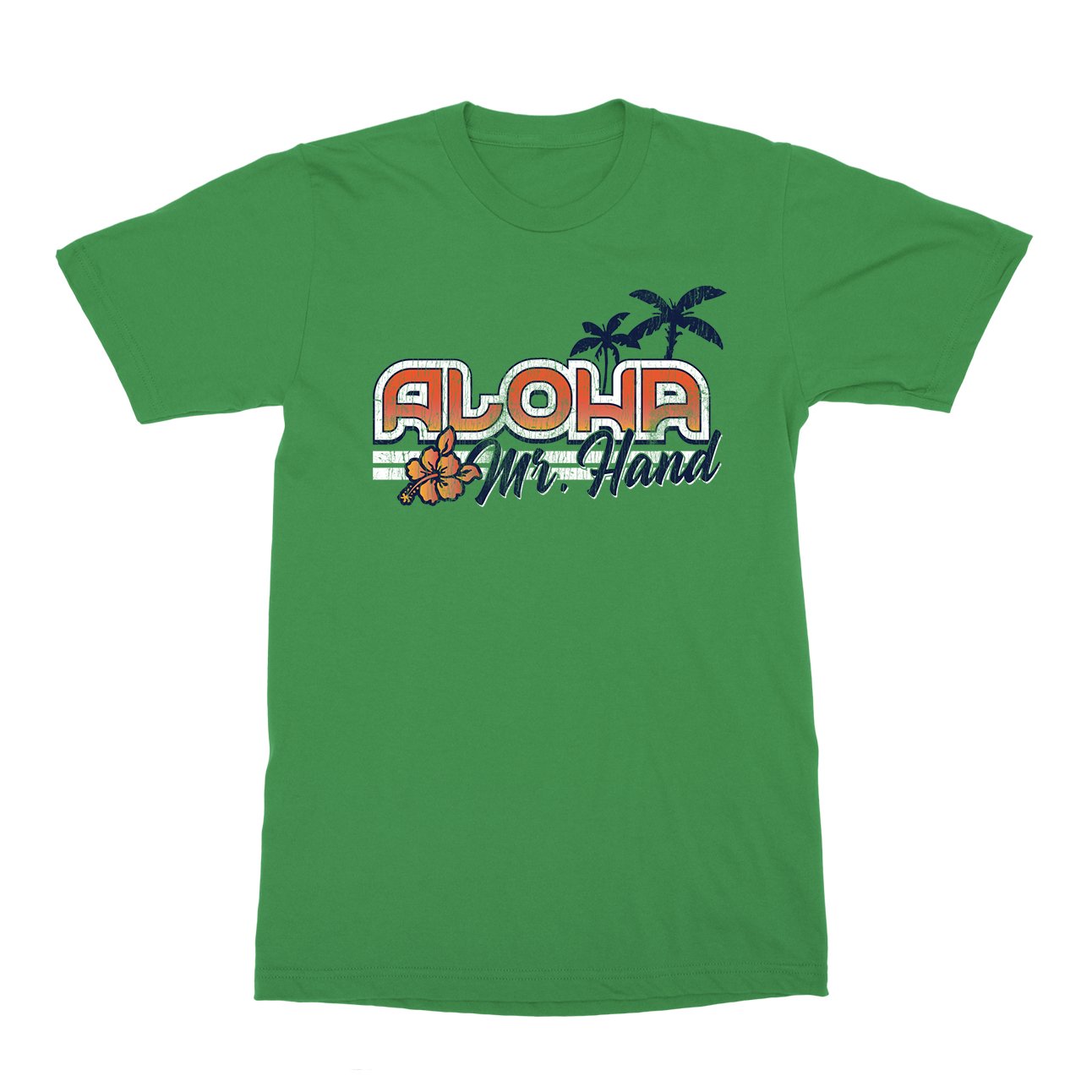Aloha Mr. Hand T-Shirt - Black Cat MFG - T-Shirt