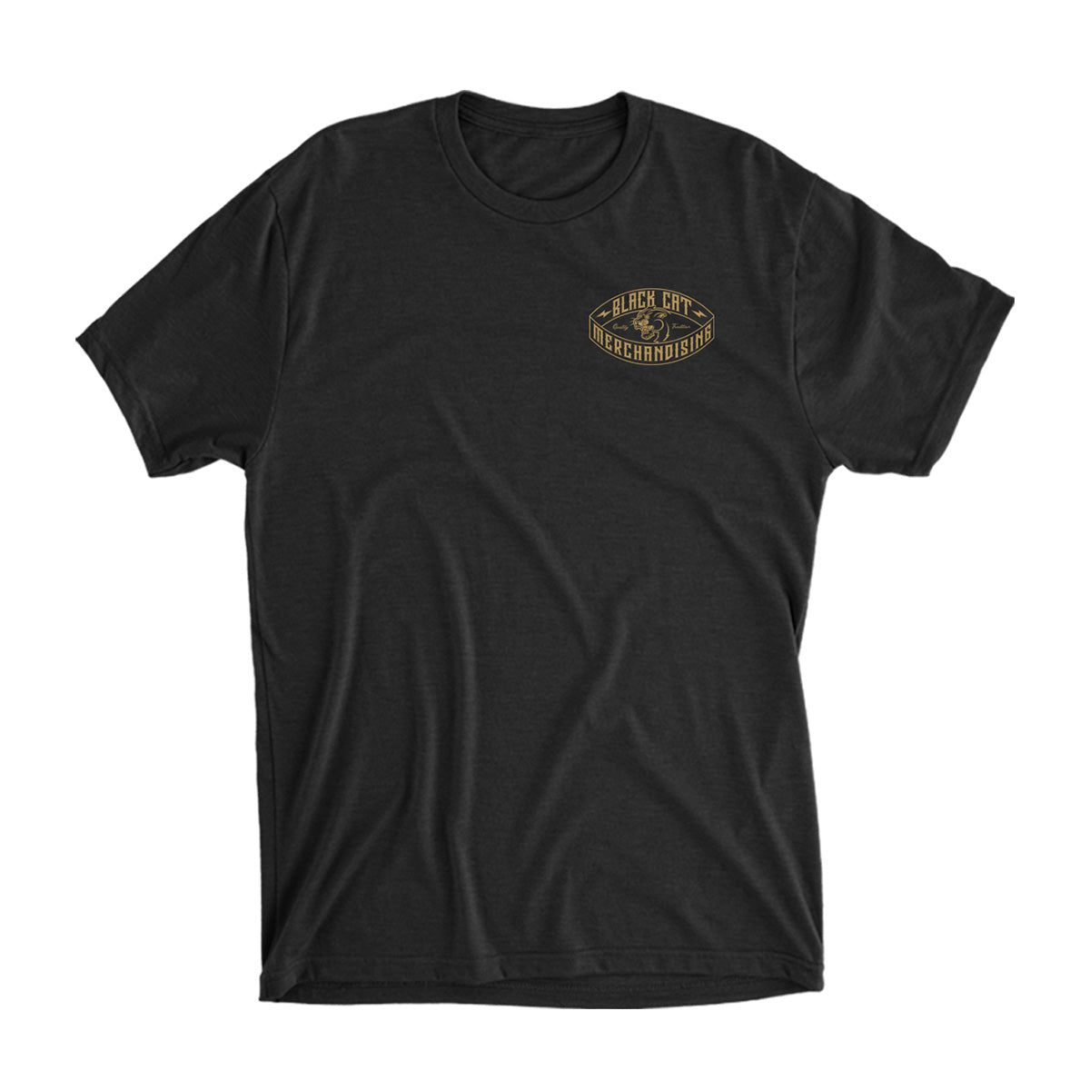 Badge T-Shirt - Black Cat MFG - T-Shirt