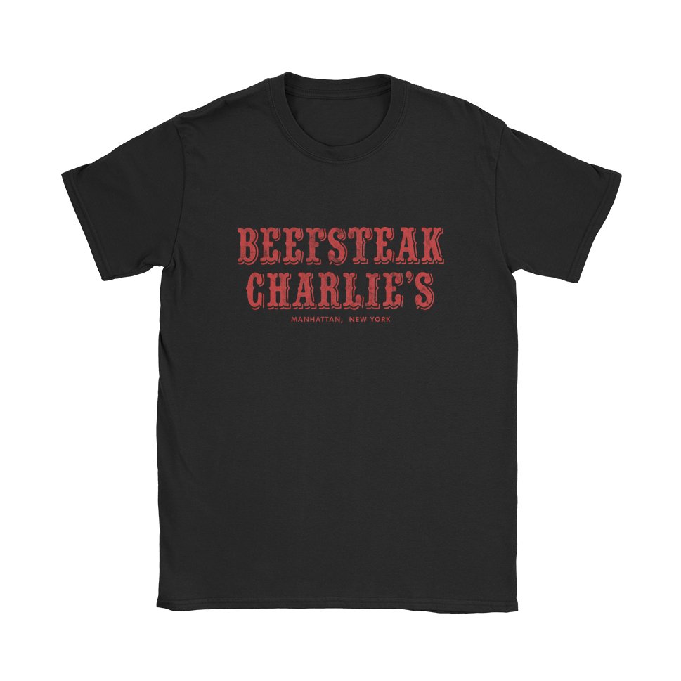 Beefsteak Charlie's T-Shirt - Black Cat MFG -