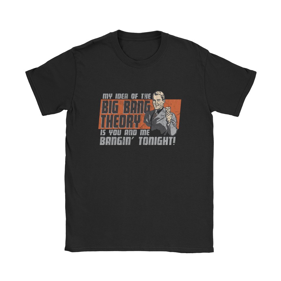 Big Bang Theory T-Shirt - Black Cat MFG -