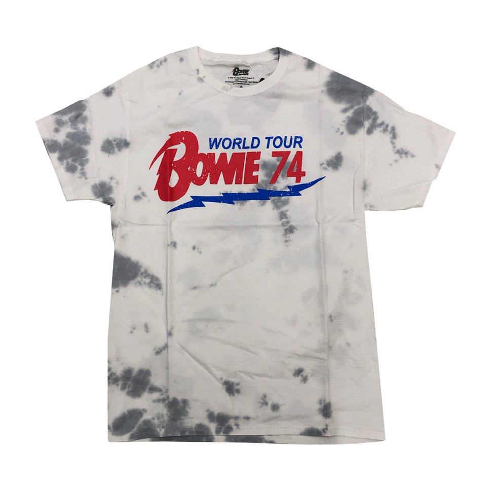 Bowie World Tour 74 T-Shirt - Black Cat MFG - T-Shirt