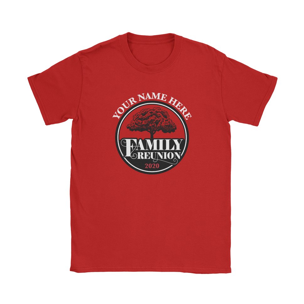 Circle Family Reunion Personalized T-Shirt - Black Cat MFG -