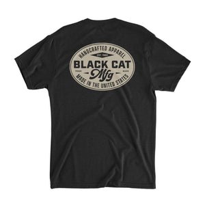 Classic Label T-Shirt - Black Cat MFG - T-Shirt