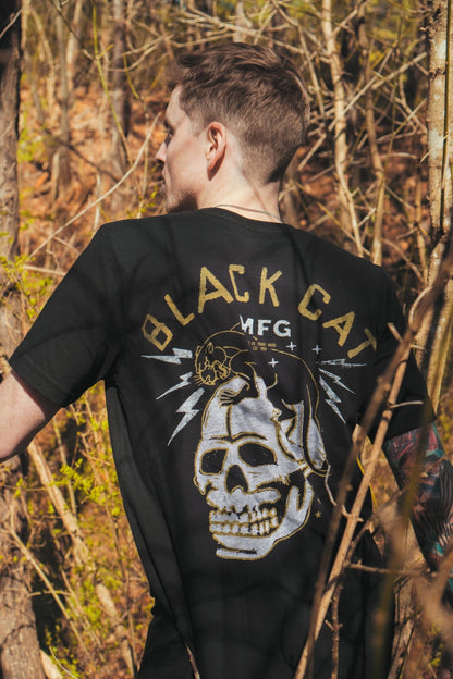 Death Cat T-Shirt - Black Cat MFG - T-Shirt