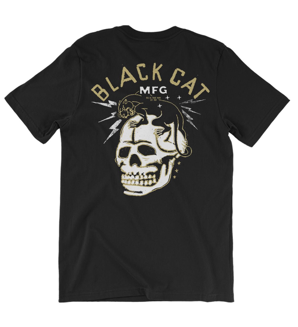 Death Cat T-Shirt - Black Cat MFG
