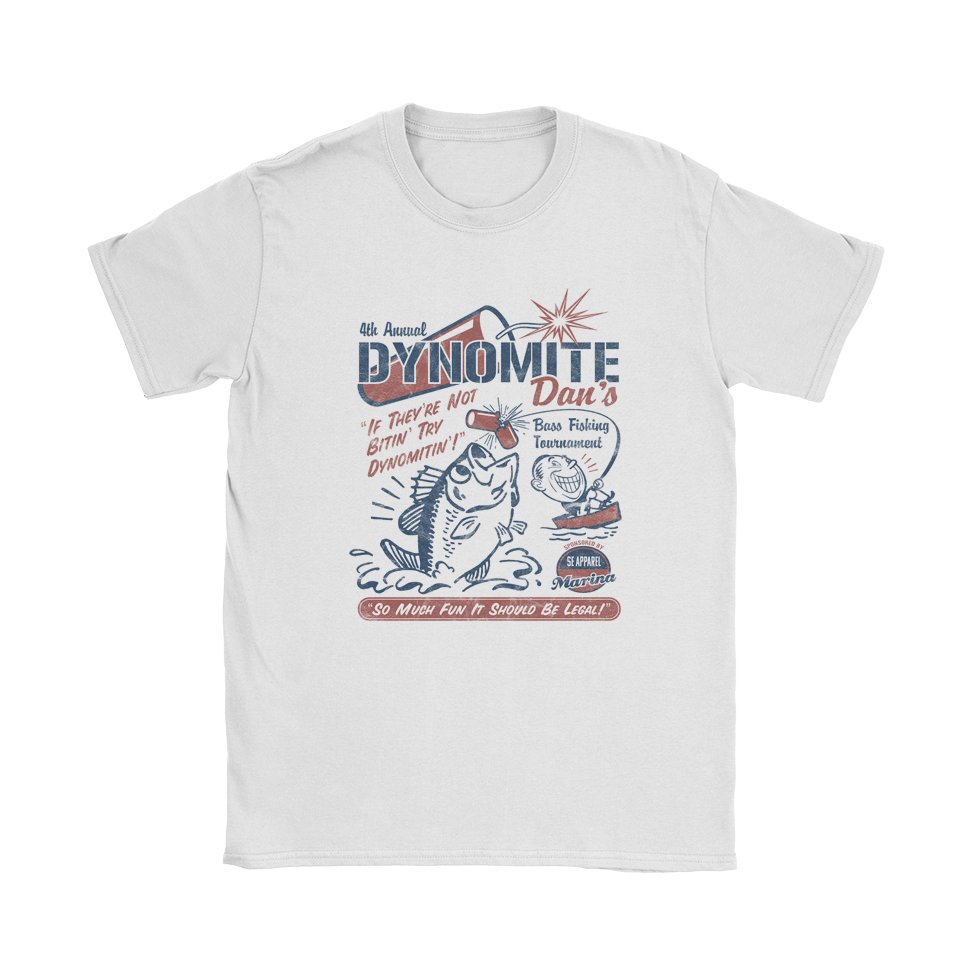 Dynamite Dan's T-Shirt - Black Cat MFG -