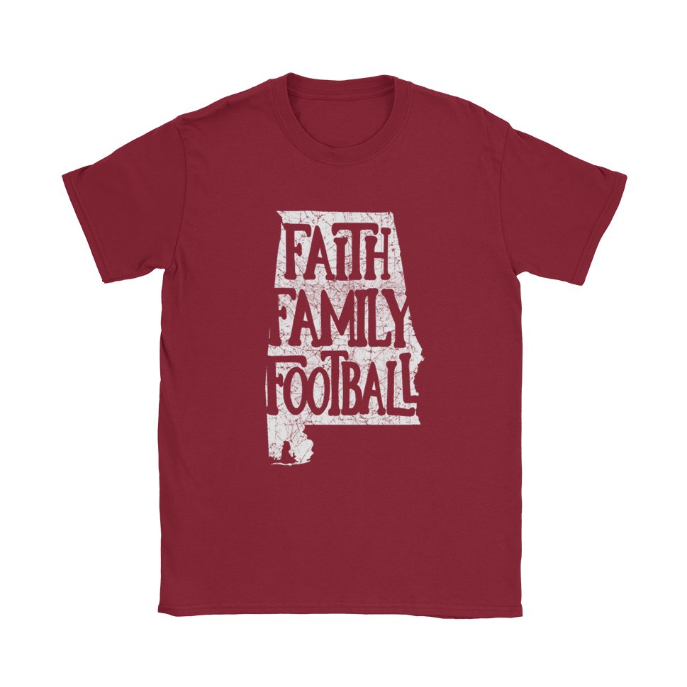Faith Family Football - Alabama T-Shirt - Black Cat MFG -