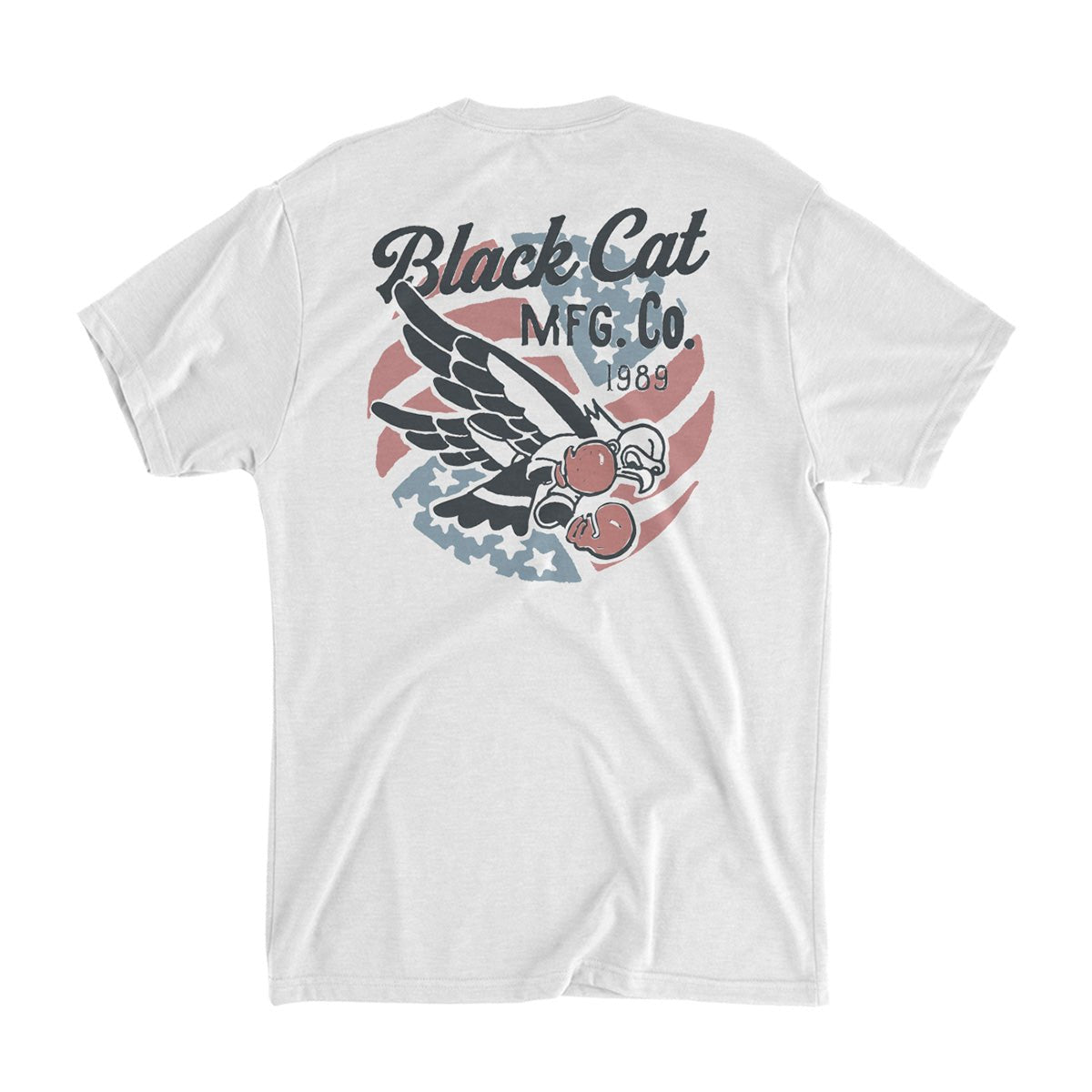 Flag T-Shirt - Black Cat MFG - T-Shirt