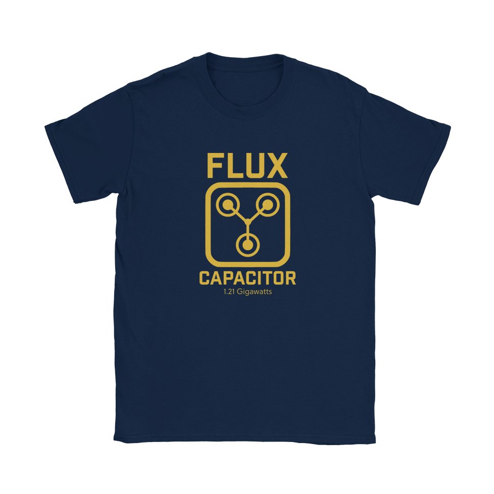 Flux Capacitor T-Shirt - Black Cat MFG -