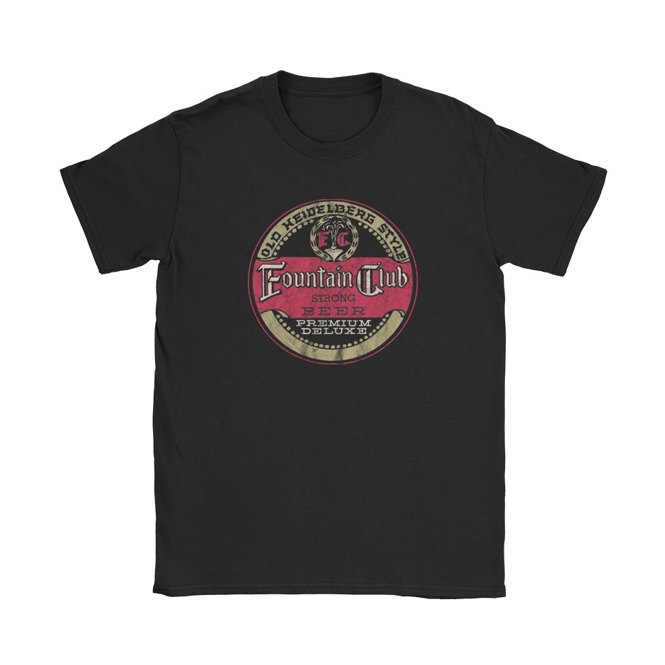 Fountain Club T-Shirt - Black Cat MFG -