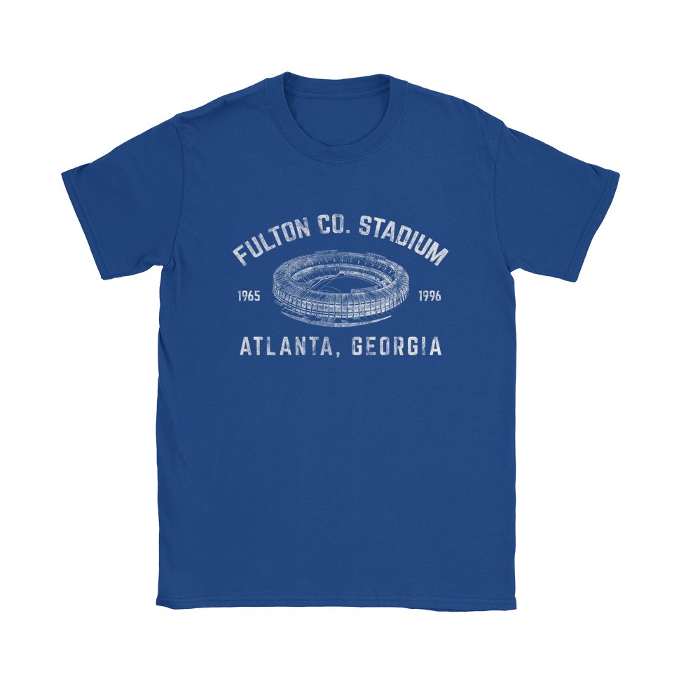 Fulton Co. Stadium T-Shirt - Black Cat MFG -