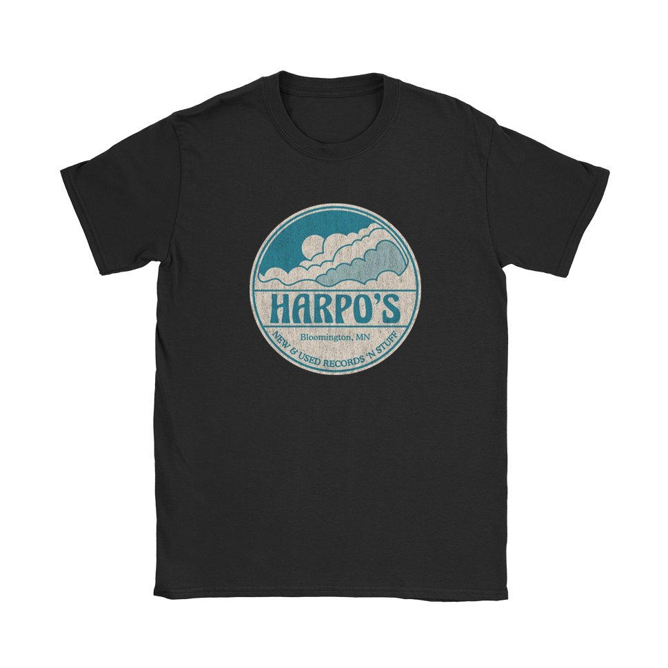 Harpo's T-Shirt - Black Cat MFG -