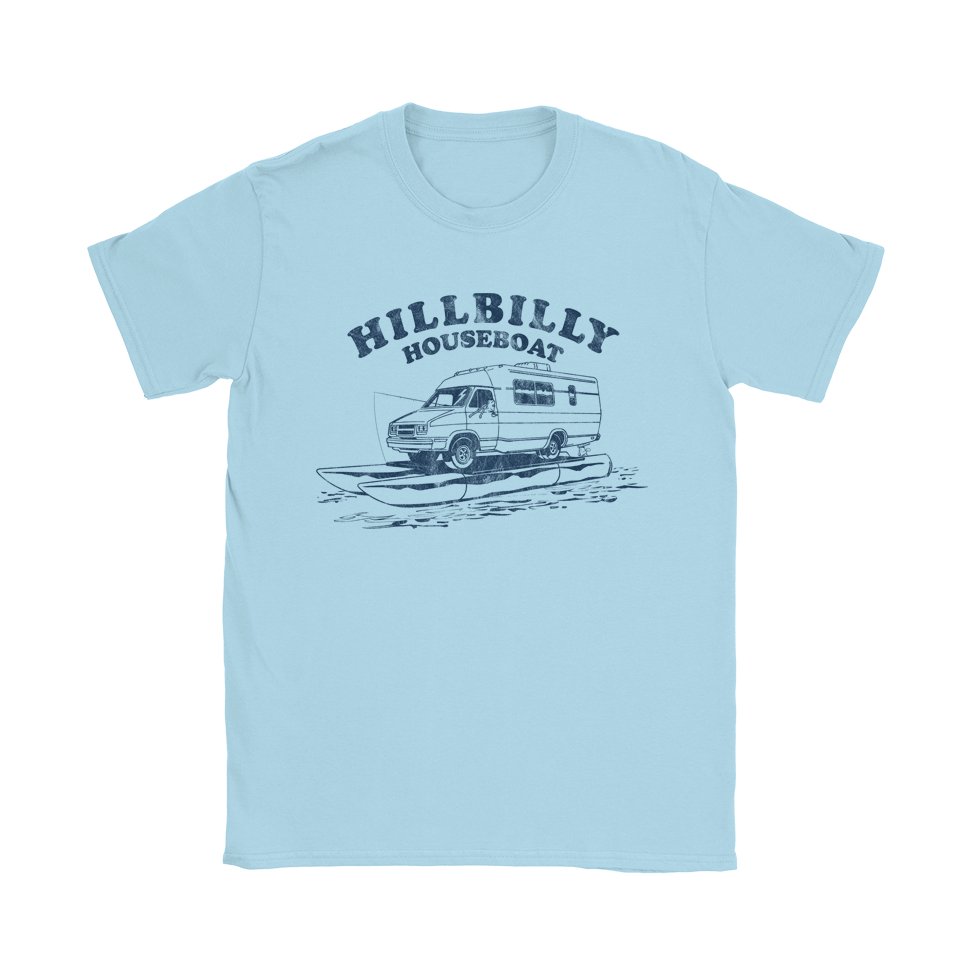 Hillbilly Houseboat T-Shirt - Black Cat MFG -