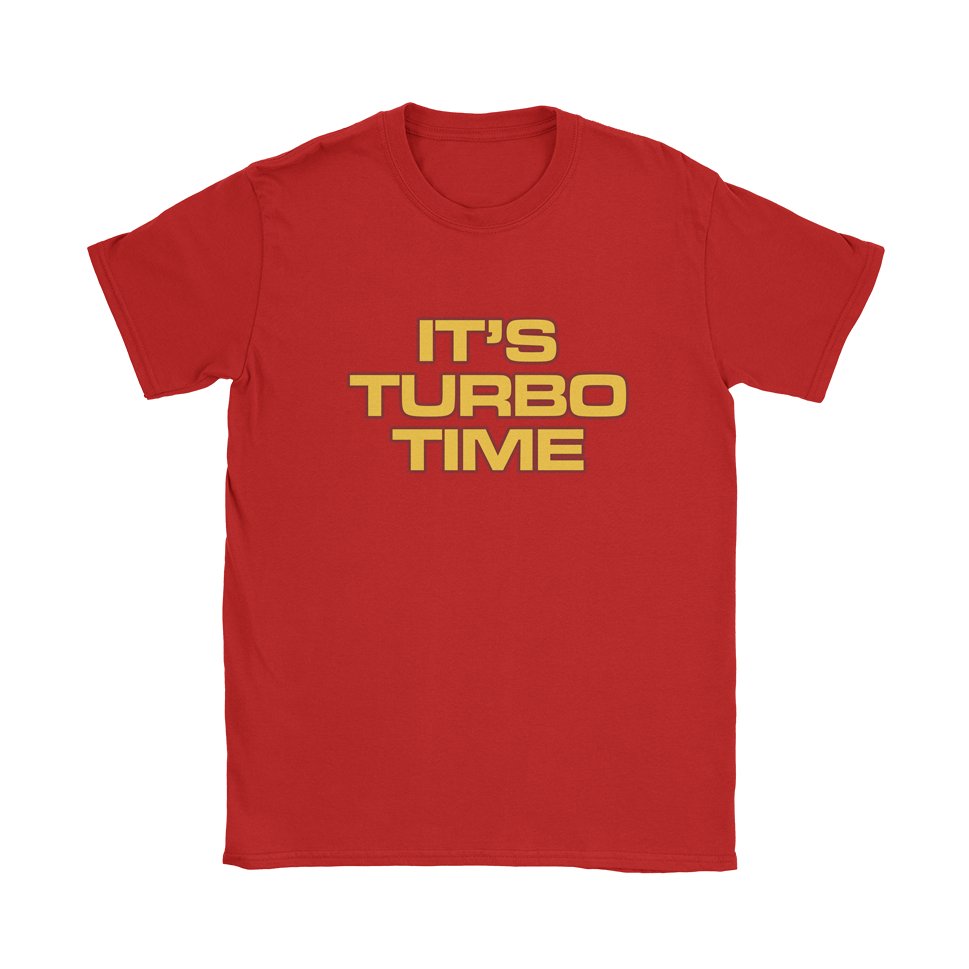 It's Turbo Time T-Shirt - Black Cat MFG -