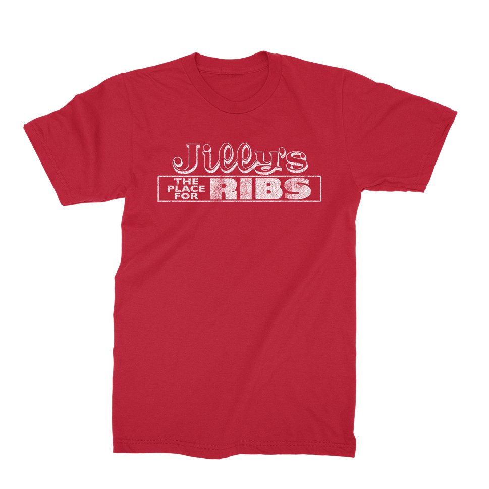 Jilly's Ribs T-Shirt - Black Cat MFG -