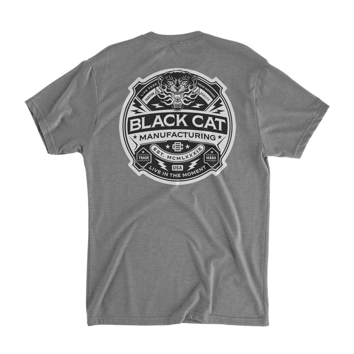 Live in the Moment T-Shirt - Black Cat MFG - T-Shirt