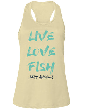 Live Love Fish Tank Top - Black Cat MFG - Tank Top