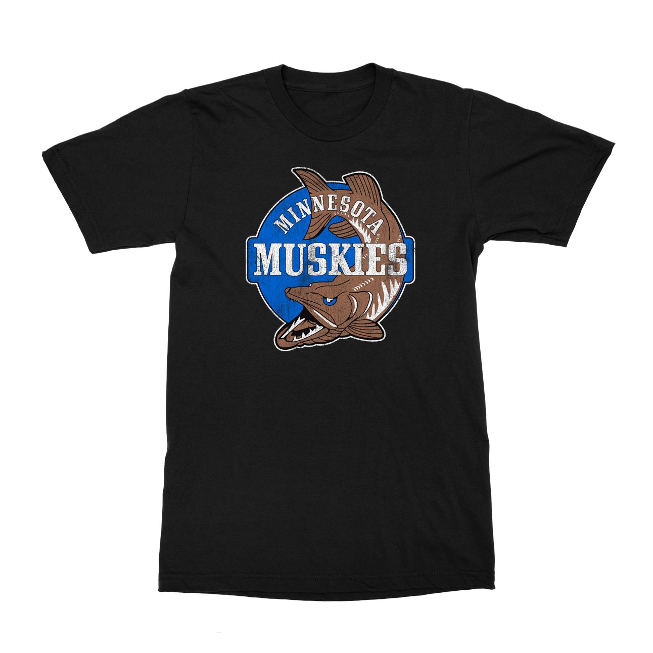 Minnesota Muskies T-Shirt - Black Cat MFG -