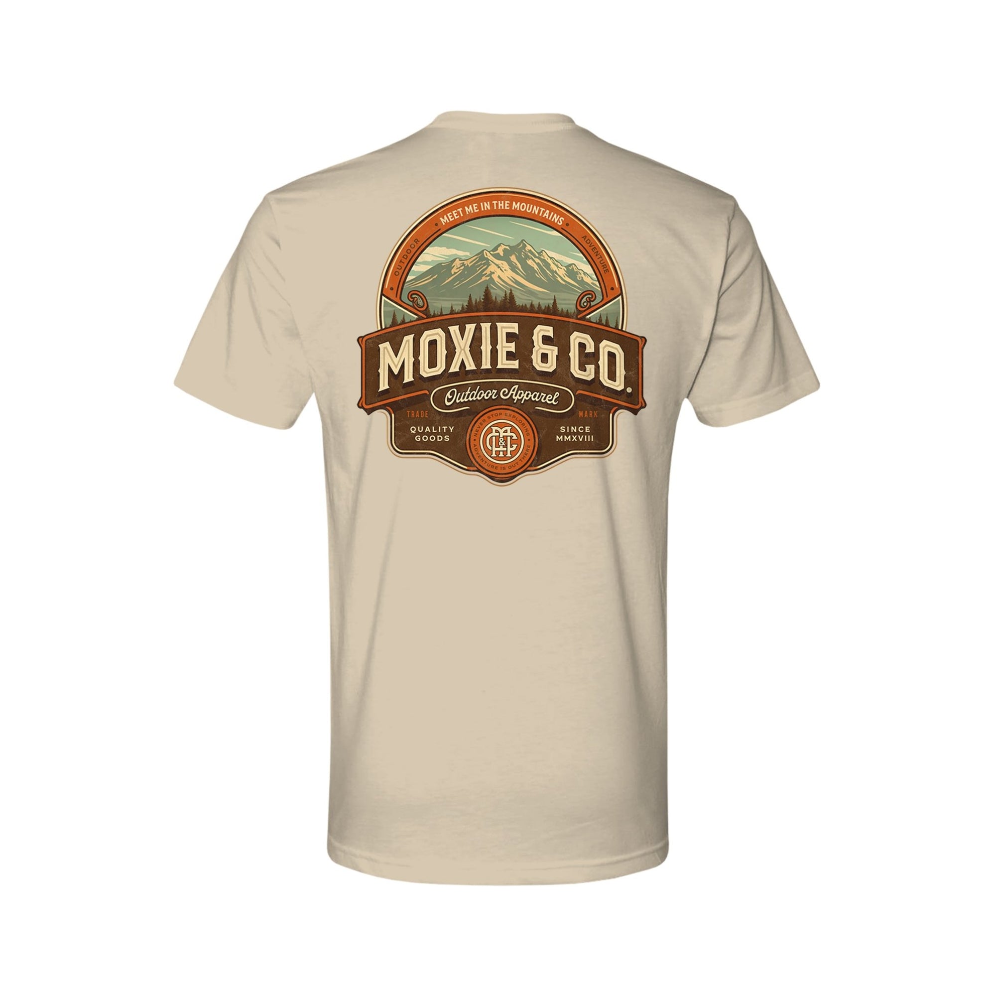 Mountain Crest T-Shirt - Black Cat MFG - T-Shirt