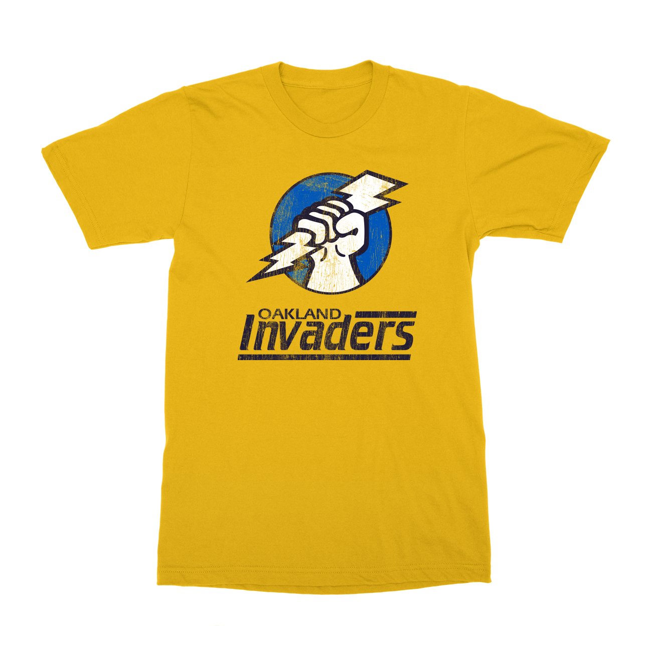 Oakland Invaders T-Shirt - Black Cat MFG -