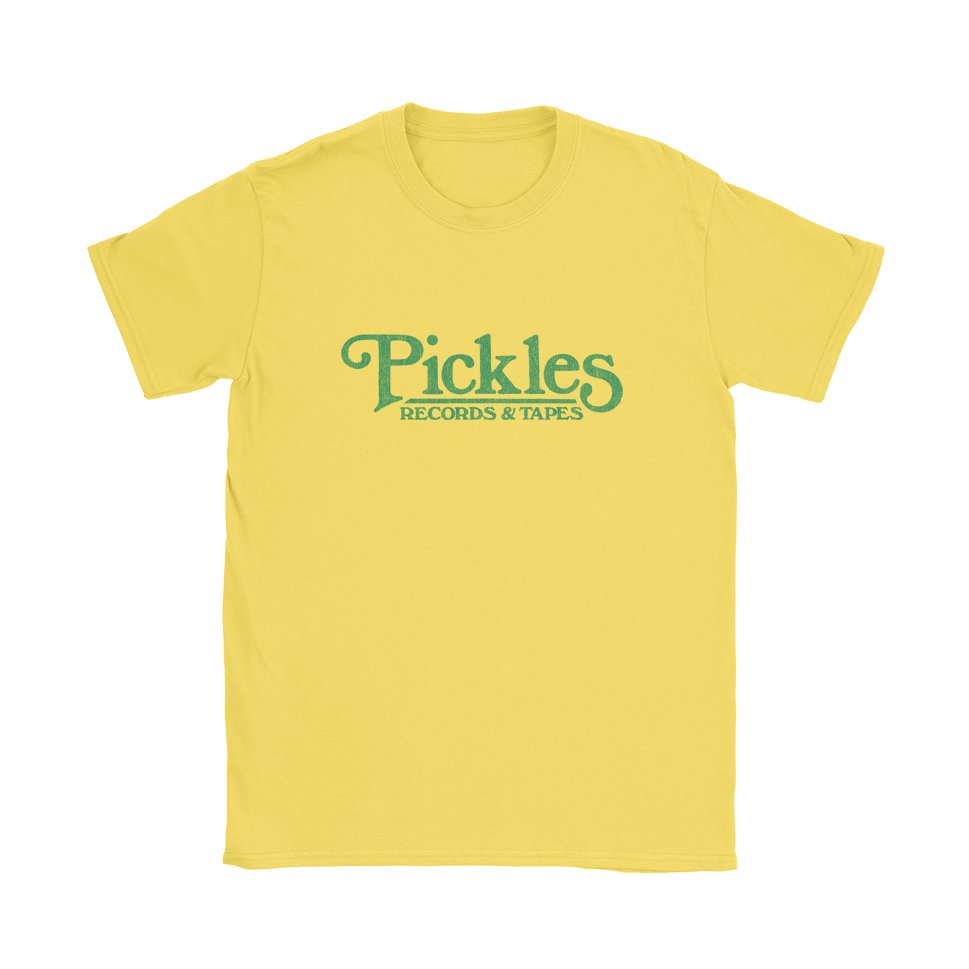 Pickles Records & Tapes T-Shirt - Black Cat MFG -