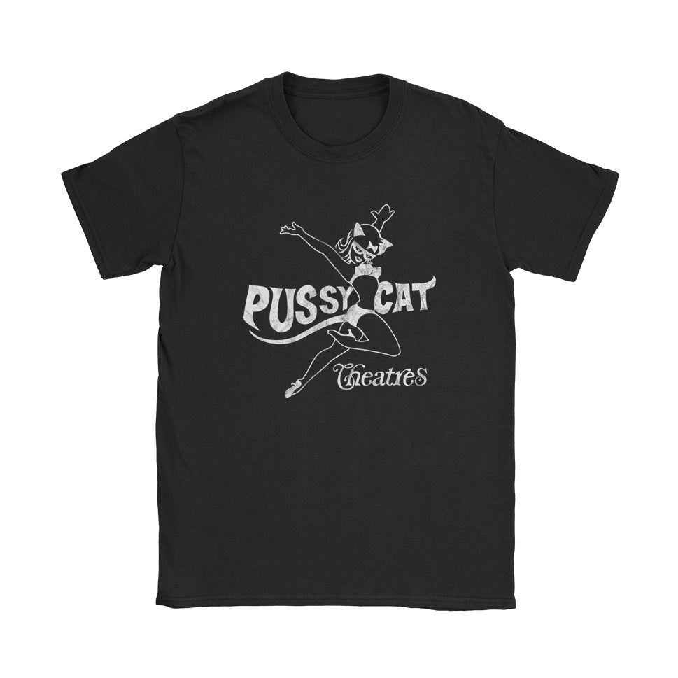 Pussy Cat Theaters T-Shirt - Black Cat MFG -