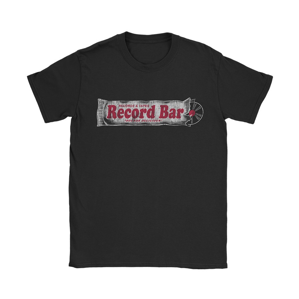 Record Bar T-Shirt - Black Cat MFG -