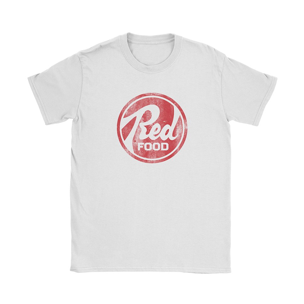 Red Food T-Shirt - Black Cat MFG -