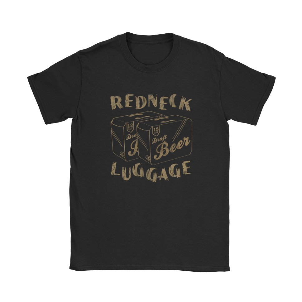 Redneck Luggage T-Shirt - Black Cat MFG -