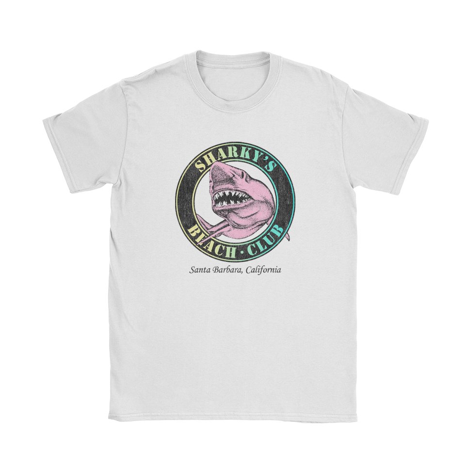 Sharky's Beach Club T-Shirt - Black Cat MFG -