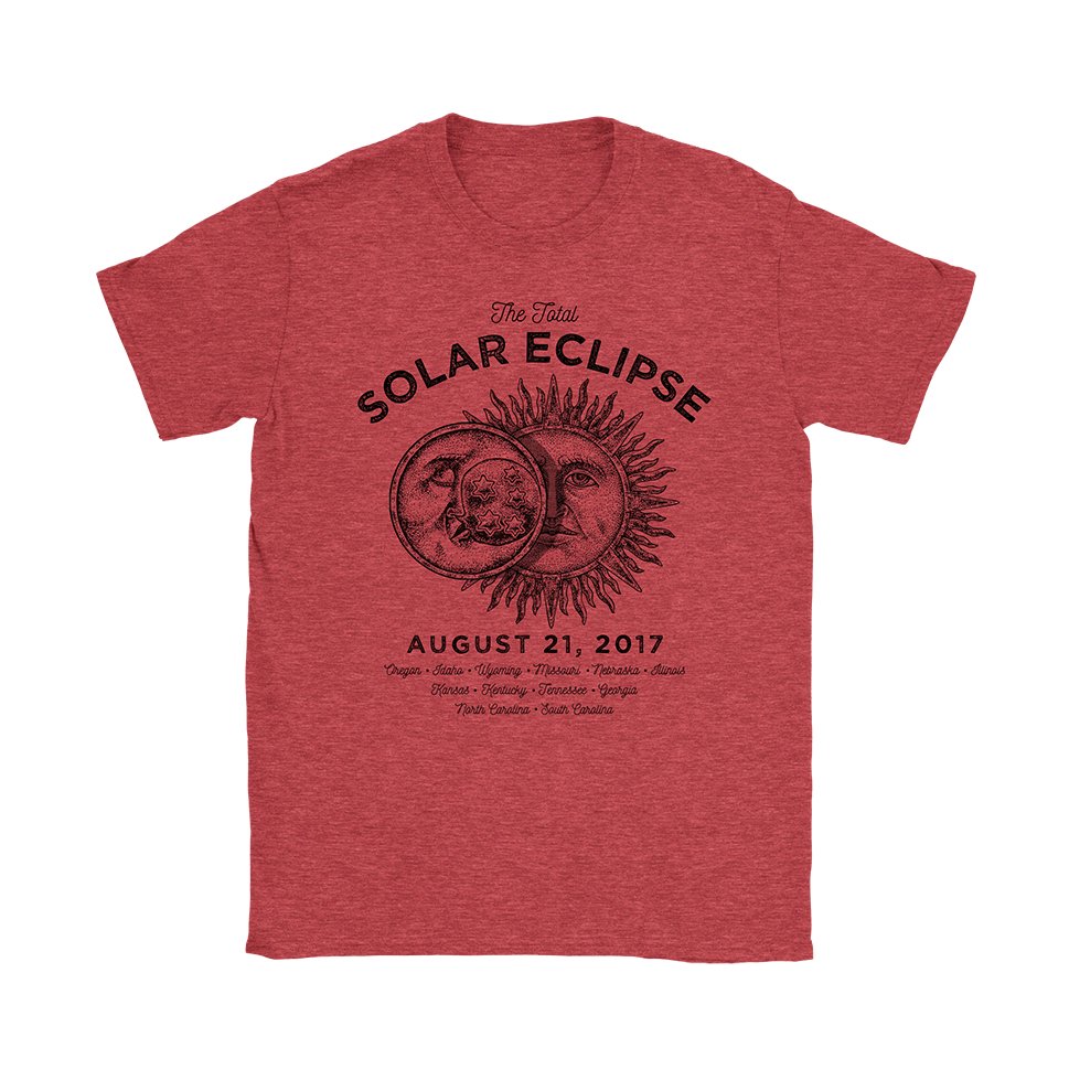 Solar Eclipse T-Shirt - Black Cat MFG -