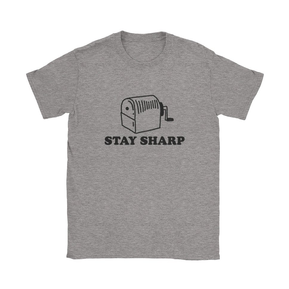 Stay Sharp T-Shirt - Black Cat MFG -