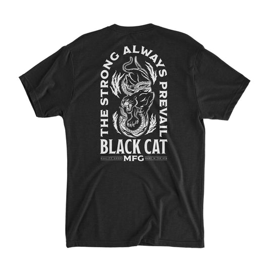Strong Prevail T-Shirt - Black Cat MFG - T-Shirt