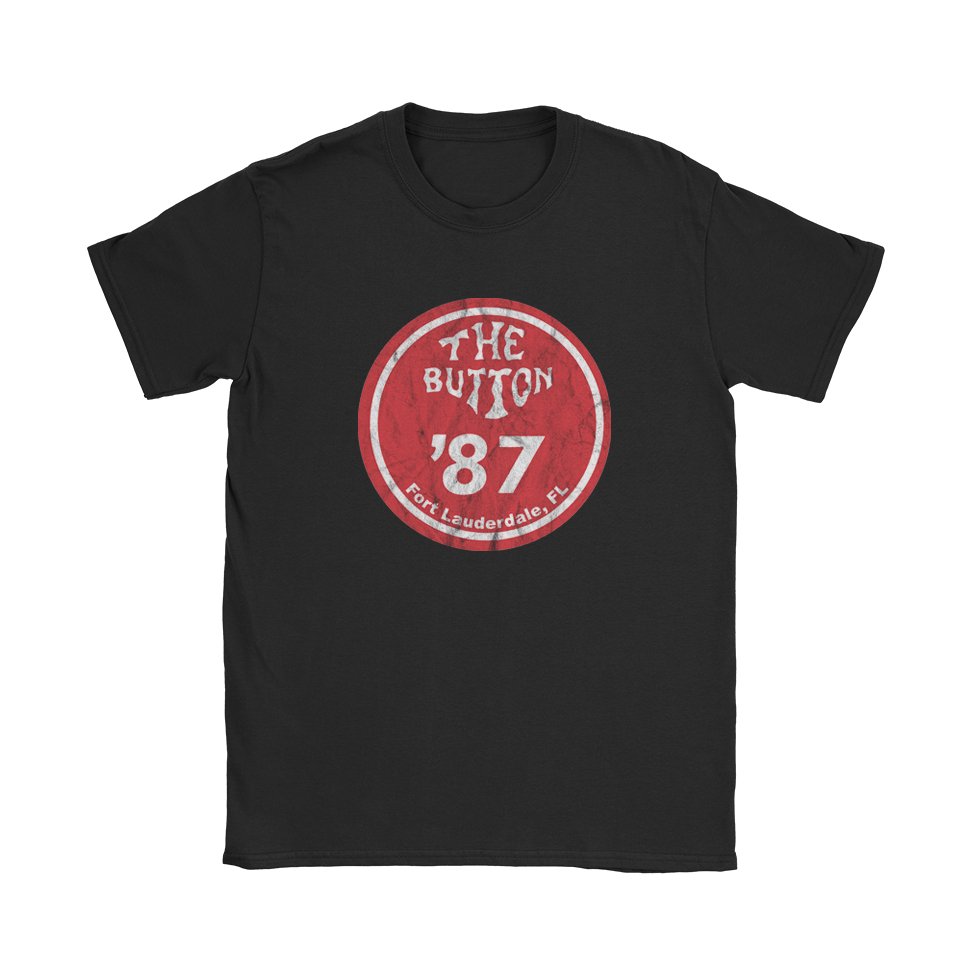 The Button '87 T-Shirt - Black Cat MFG -