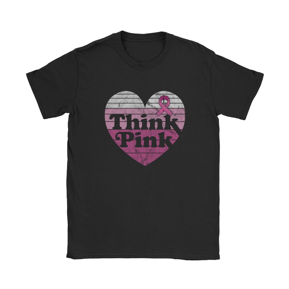 Think Pink T-Shirt - Black Cat MFG -