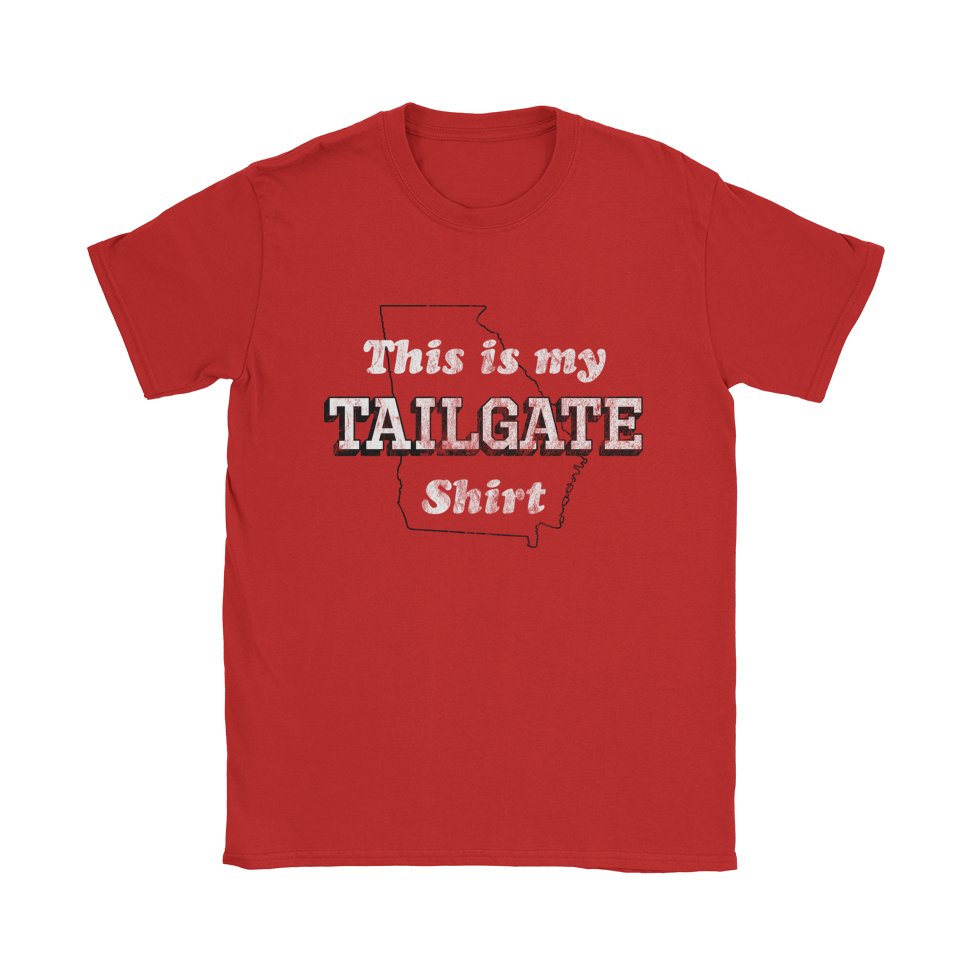 This is my Tailgate Shirt - Georgia T-Shirt - Black Cat MFG -