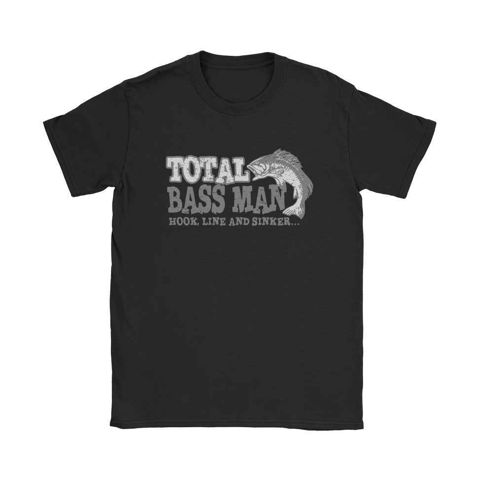 Total Bass Man T-Shirt - Black Cat MFG -