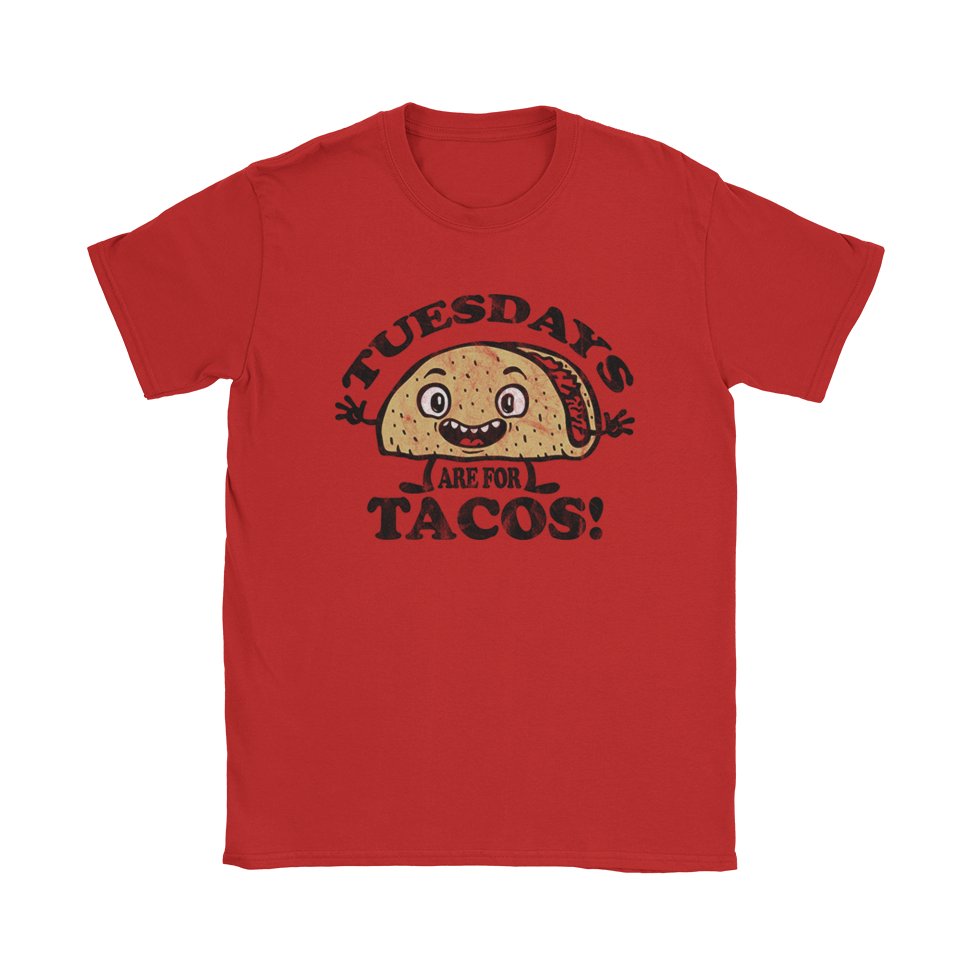 Tuesdays are for tacos T-Shirt - Black Cat MFG -
