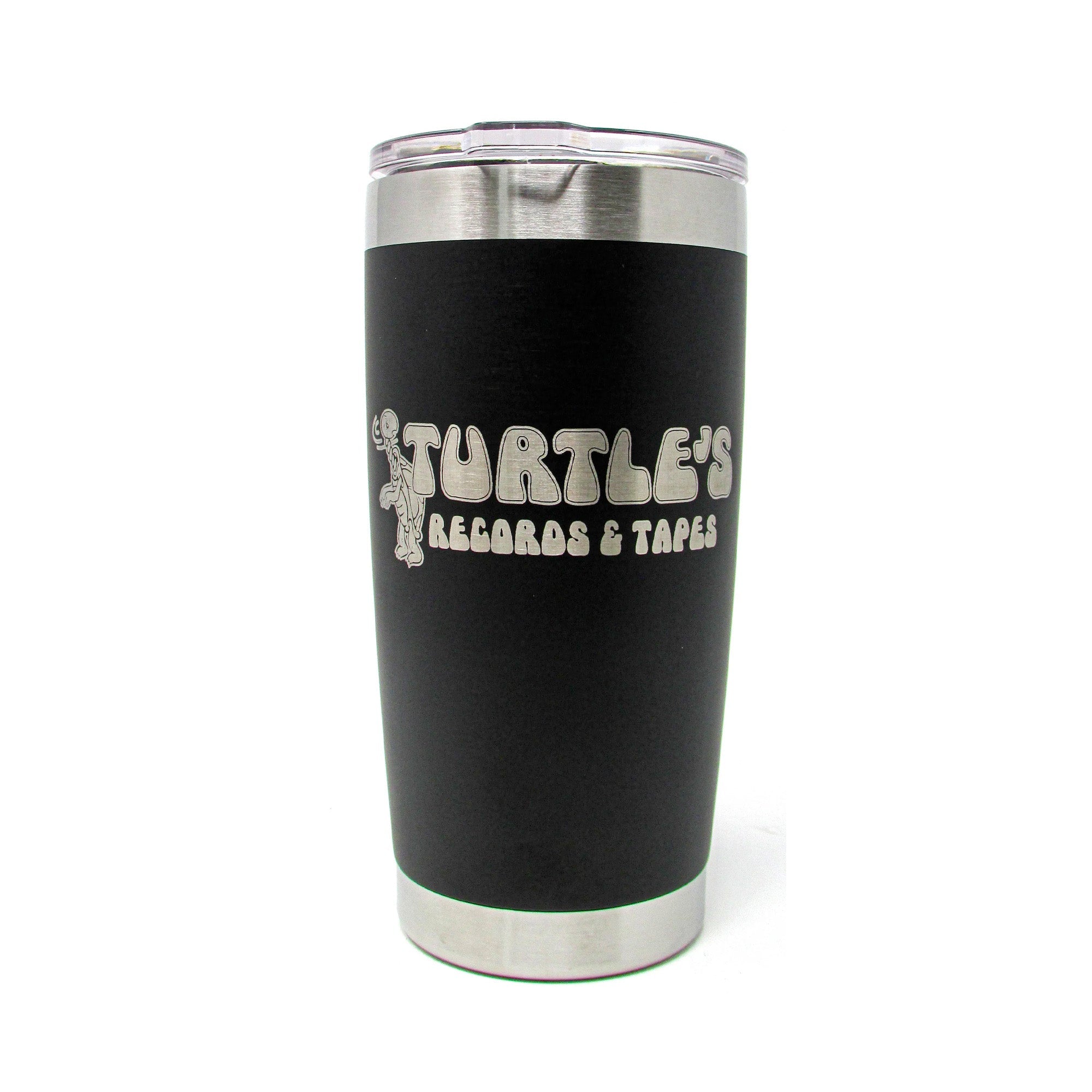 Turtle's Records & Tapes Stainless Steel Tumbler - Black Cat MFG - Tumbler