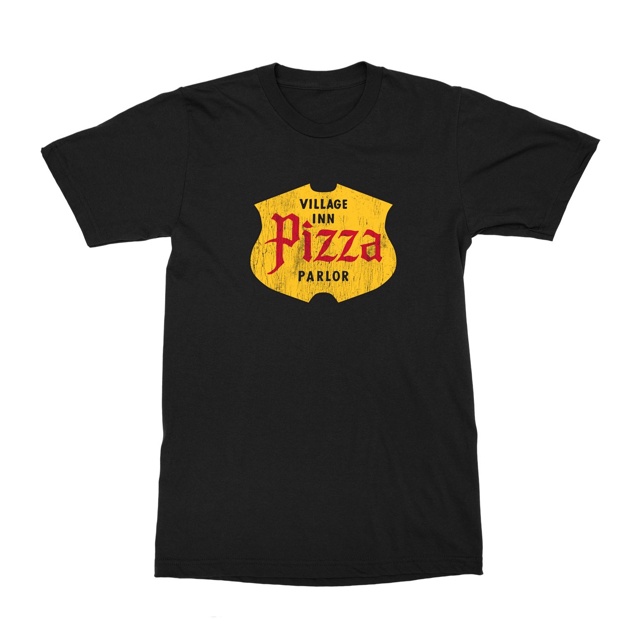 Village Inn Pizza T-Shirt - Black Cat MFG -