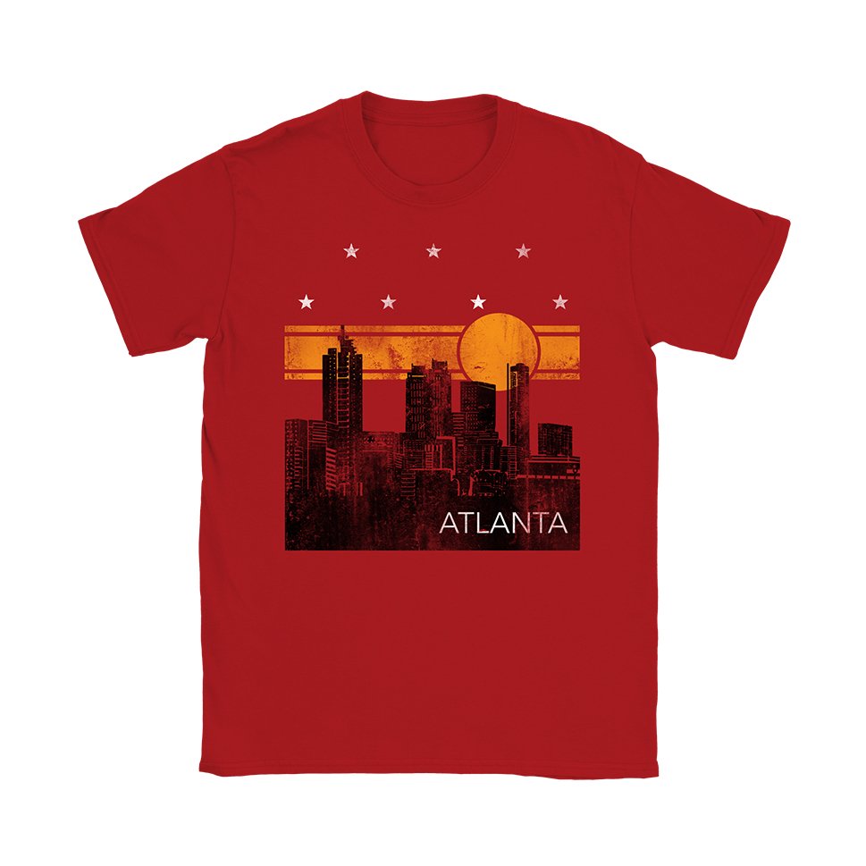 Vintage ATL Skyline T-Shirt - Black Cat MFG -