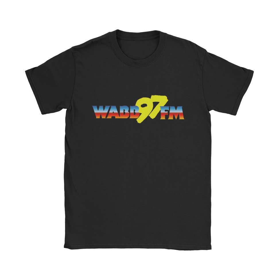 WABB 97 FM T-Shirt - Black Cat MFG -