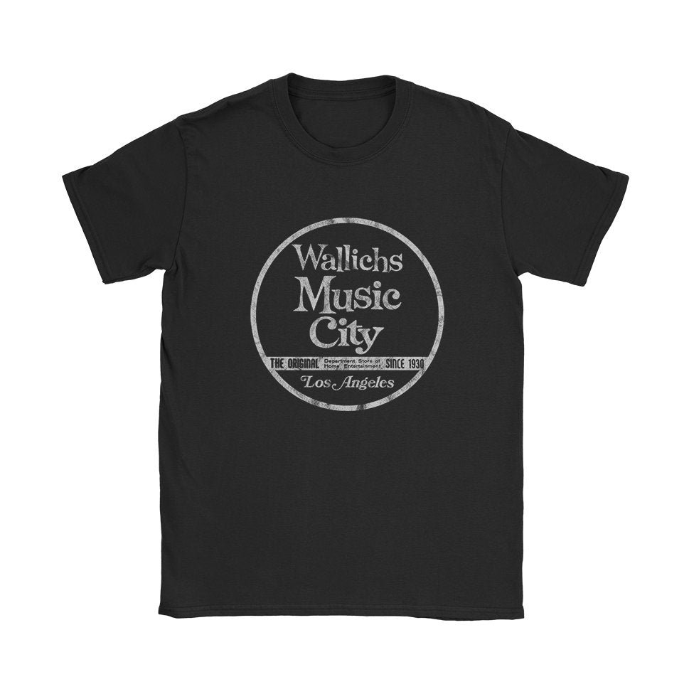 Wallichs Music City T-Shirt - Black Cat MFG -