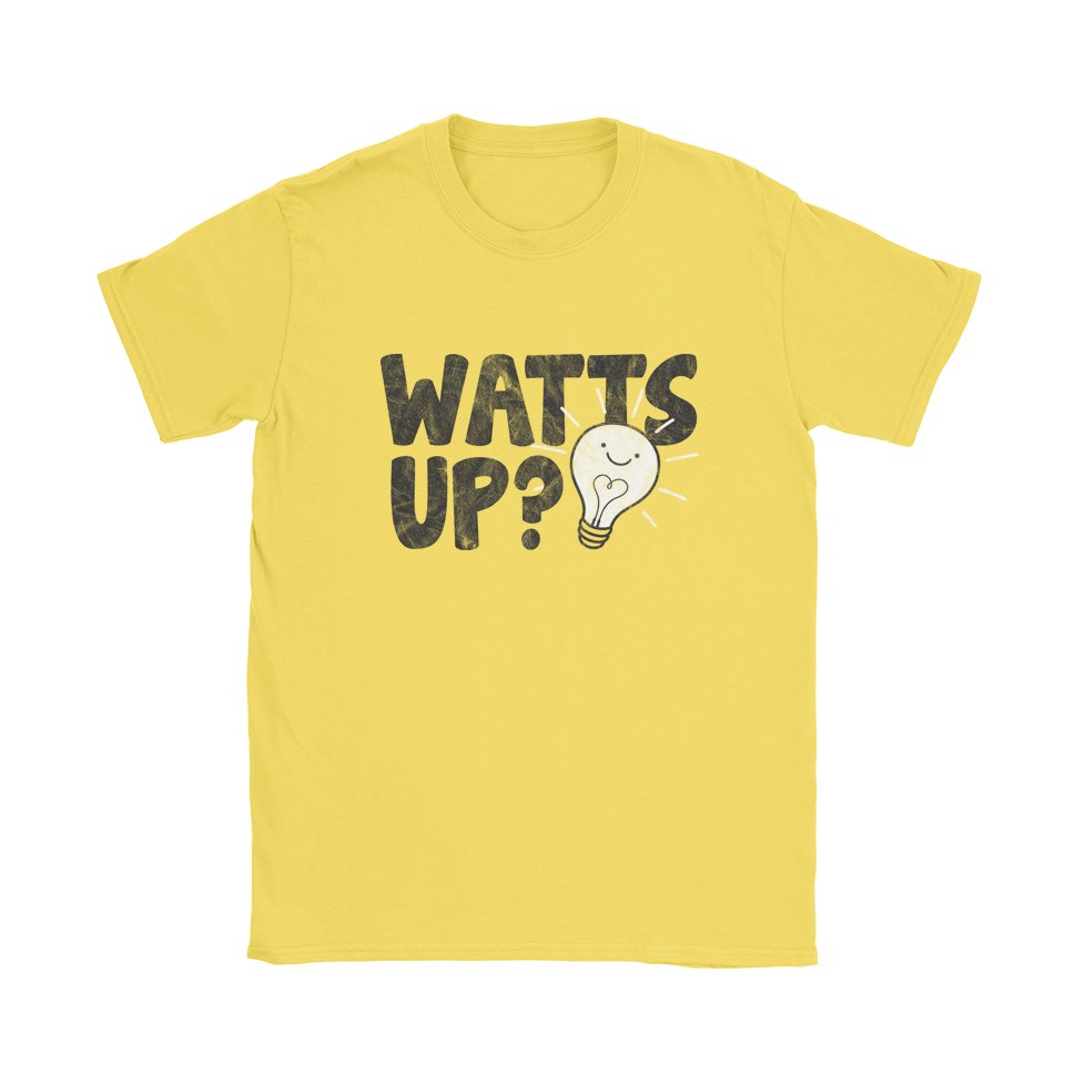 Watts Up? T-Shirt - Black Cat MFG -