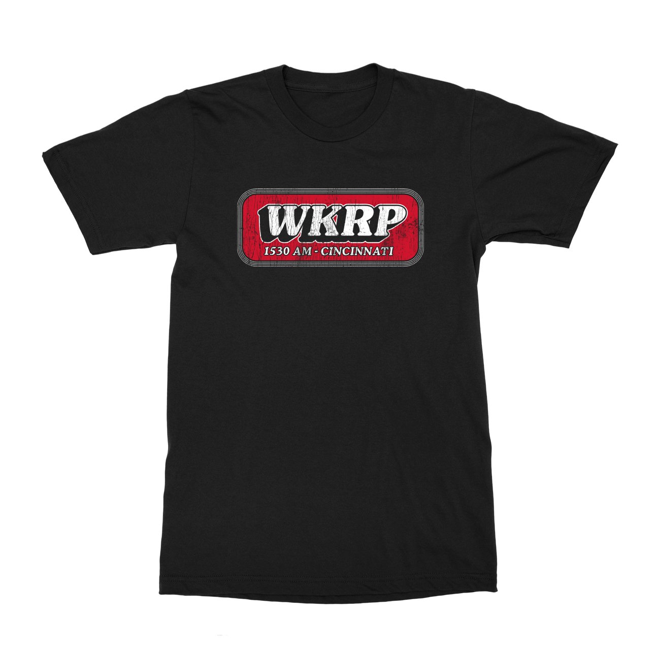 WKRP T-Shirt - Black Cat MFG -